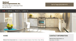 Desktop Screenshot of nationalhomeimprovementtexas.com